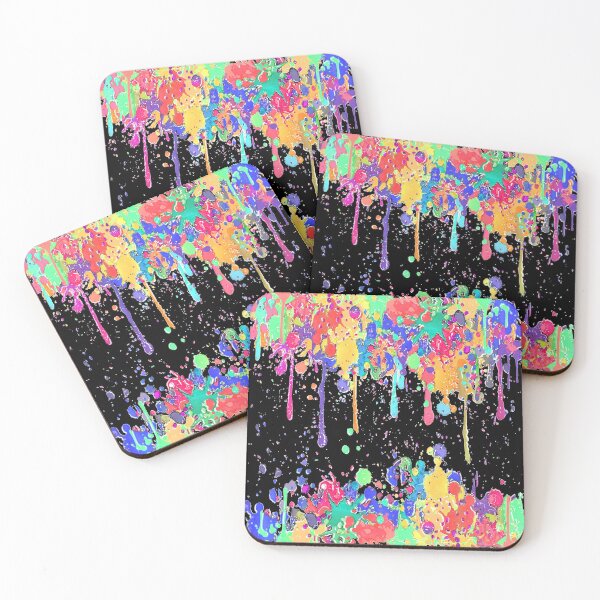 Item preview, Crazy Multicolored Each Other Running Splashes 2 designed and sold by EDDArt.