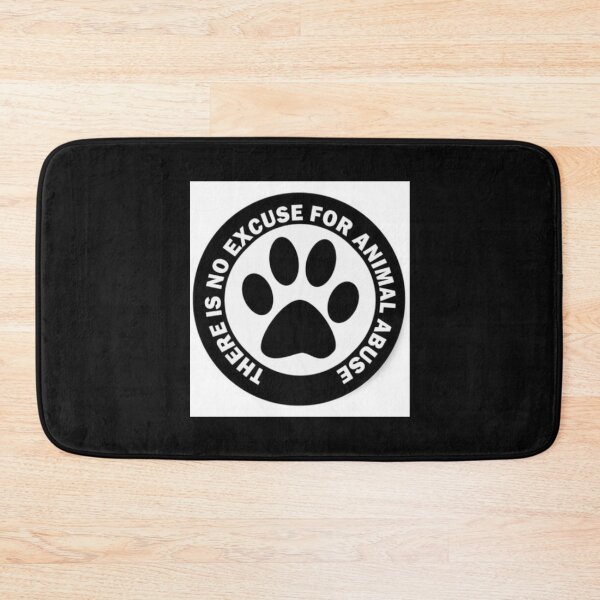 Item preview, There is no excuse for animal abuse      designed and sold by SassPotCo.