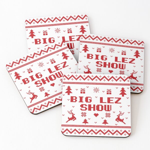Item preview, Big lez show christmas gift red ugly lovely sweater,  funny sweater, pixel artwork, 8bitart, funny bigfoot, designed and sold by SGS-.