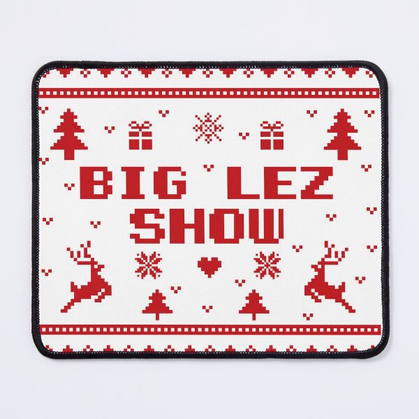 Item preview, Big lez show christmas gift red ugly lovely sweater, funny sweater, pixel artwork, 8bitart, funny bigfoot, designed and sold by SGS-.