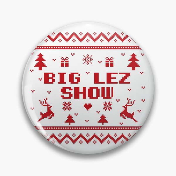 Item preview, Big lez show christmas gift red ugly lovely sweater,  funny sweater, pixel artwork, 8bitart, funny bigfoot, designed and sold by SGS-.