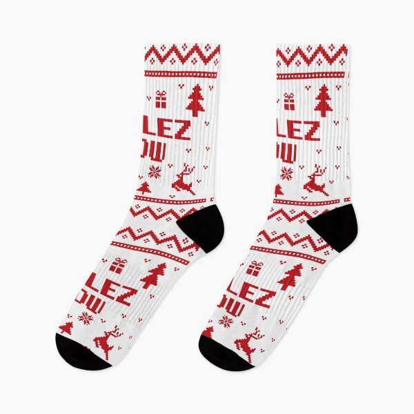 Item preview, Big lez show christmas gift red ugly lovely sweater,  funny sweater, pixel artwork, 8bitart, funny bigfoot, designed and sold by SGS-.