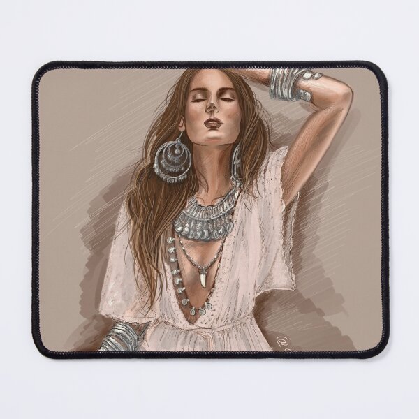 Item preview, Boho girl designed and sold by DashimaArt.