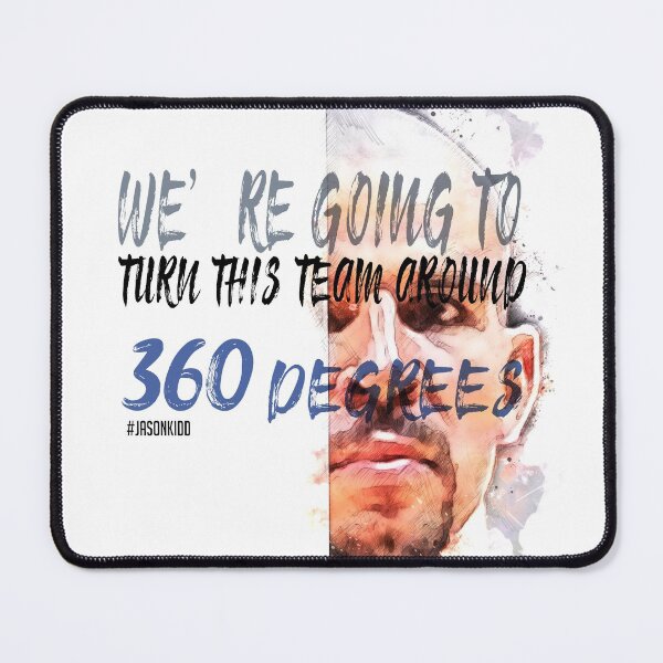 Item preview, Jason Kidd Inspiration Saying Motivational Quote Watercolor sketching Positive quote: We’re going to turn this team around 360 degrees designed and sold by scribblelife.
