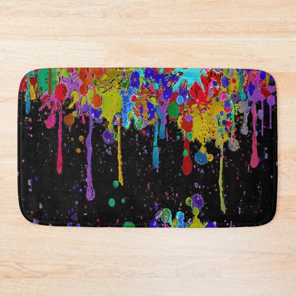Item preview, Crazy Multicolored Each Other Running Splashes 3 designed and sold by EDDArt.