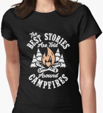 Campfire Stories Women's Fitted T-Shirt