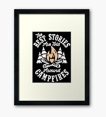 Campfire Stories Framed Print