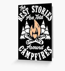 Campfire Stories Greeting Card