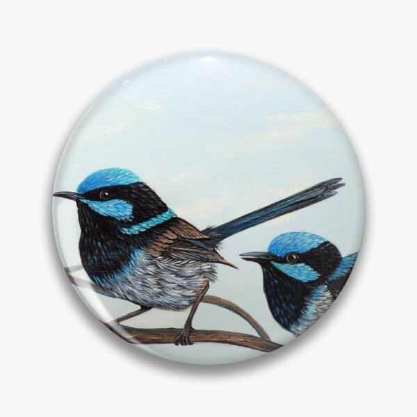 Item preview, Curious Fairy Wrens designed and sold by Linda Callaghan.