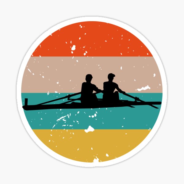 "Vintage Rowing" Sticker for Sale by Trendingdesign2 Redbubble