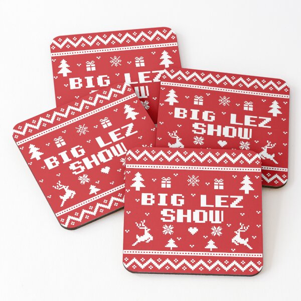 Item preview, Big lez show christmas gift white ugly lovely sweater,  funny sweater, pixel artwork, 8bitart, funny bigfoot, designed and sold by SGS-.