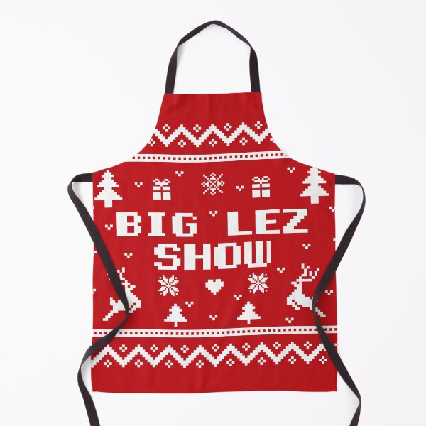 Item preview, Big lez show christmas gift white ugly lovely sweater,  funny sweater, pixel artwork, 8bitart, funny bigfoot, designed and sold by SGS-.