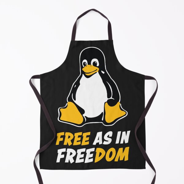 Item preview, Free as in Freedom Tux Linux Penguin designed and sold by Code  Monkeys.