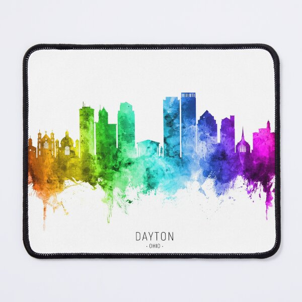 Item preview, Dayton Ohio Skyline designed and sold by ArtPrints.