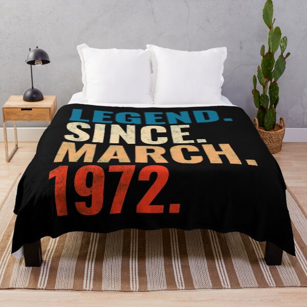 Item preview, Legend Since March 1972 Retro Vintage designed and sold by Teelogic.