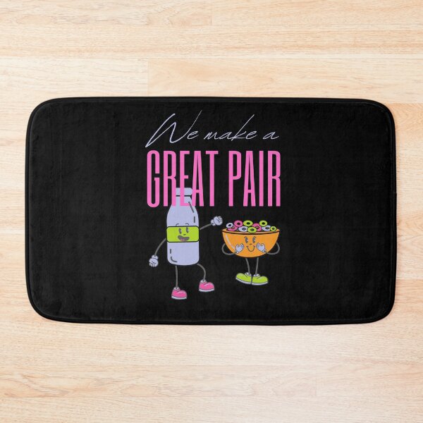 Item preview, Funny Love Message Coloured cereal with milk -Better Together We make a great pair  designed and sold by Red-ElYoubi.