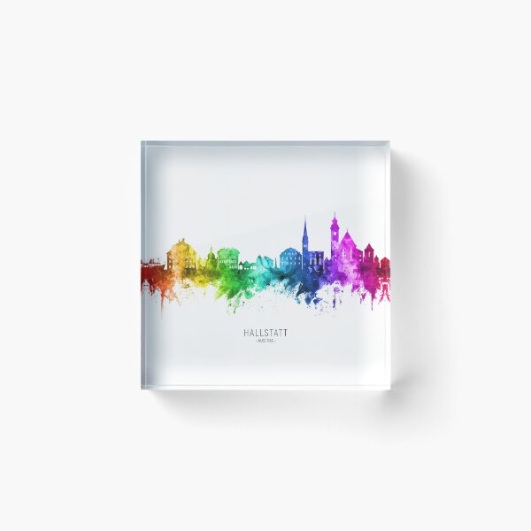 Item preview, Hallstatt Austria Skyline designed and sold by ArtPrints.