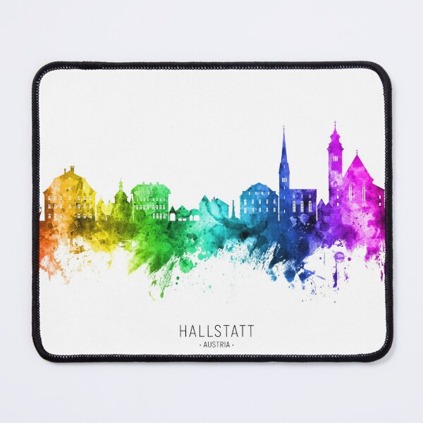 Item preview, Hallstatt Austria Skyline designed and sold by ArtPrints.