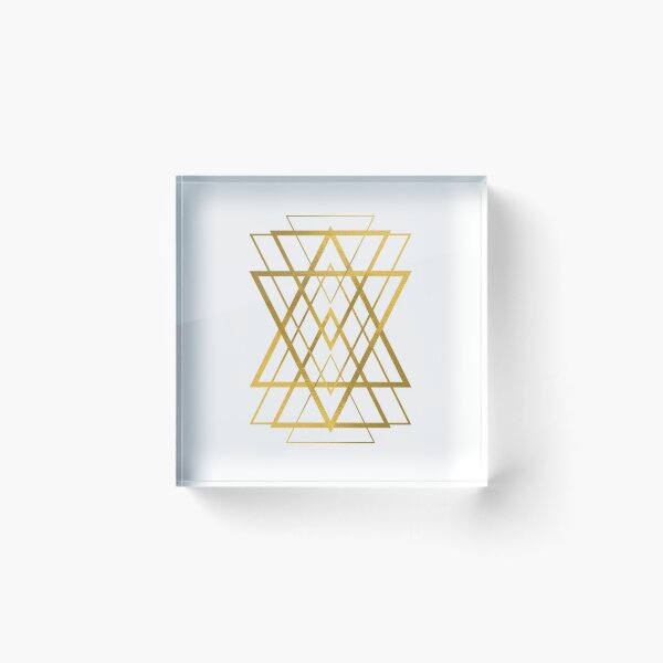 Item preview, GOLD TRIANGLES designed and sold by LaBelleMaison.