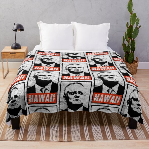 Item preview, Scott Morrison Hawaii (Black Worn Look) designed and sold by politicalamity.