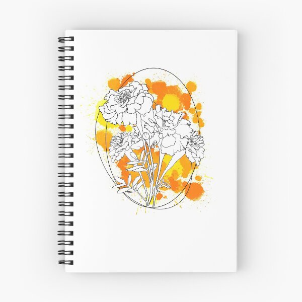 Item preview, Ilustración de salpicadura de caléndula designed and sold by PolosPolis.