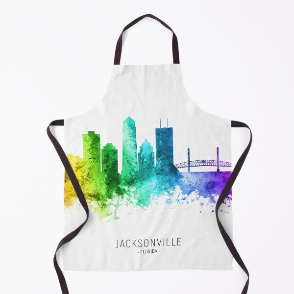Aperçu de l'œuvre Jacksonville Florida Skyline créée et vendue par ArtPrints.