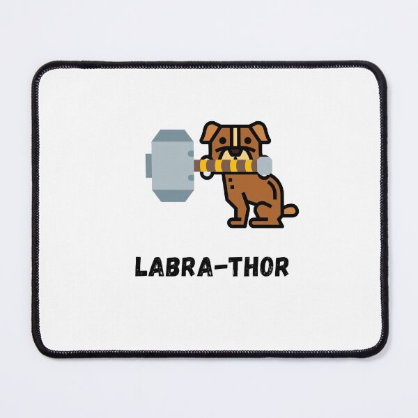 Item preview, Labra-Thor the dog, strongest member of the avengers team  designed and sold by glooop.