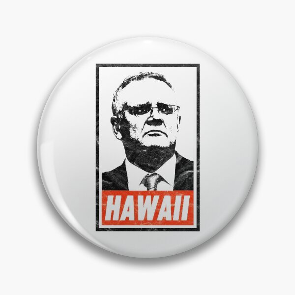 Item preview, Scott Morrison Hawaii (White Worn Look) designed and sold by politicalamity.