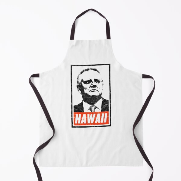 Item preview, Scott Morrison Hawaii (White Worn Look) designed and sold by politicalamity.