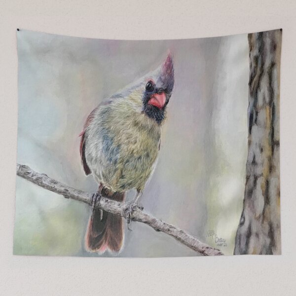 Item preview, Red cardinal female | bird lover designed and sold by NathBros.