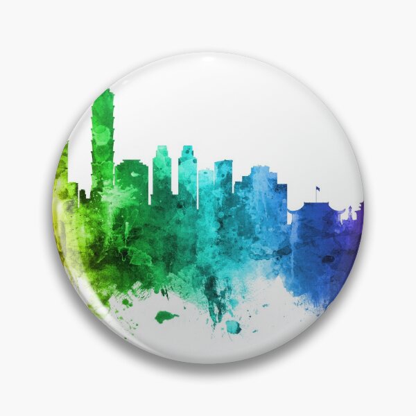 Item preview, Taipei Taiwan Skyline designed and sold by ArtPrints.
