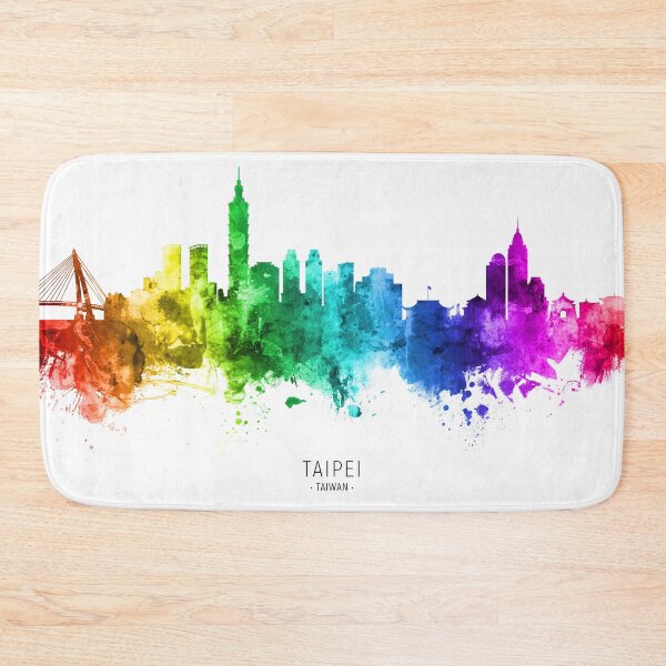 Item preview, Taipei Taiwan Skyline designed and sold by ArtPrints.