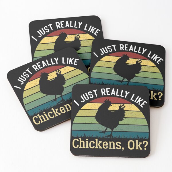 Item preview, Vintage Retro Gift, I Just Really Like Chickens Ok  designed and sold by AEOPIN.