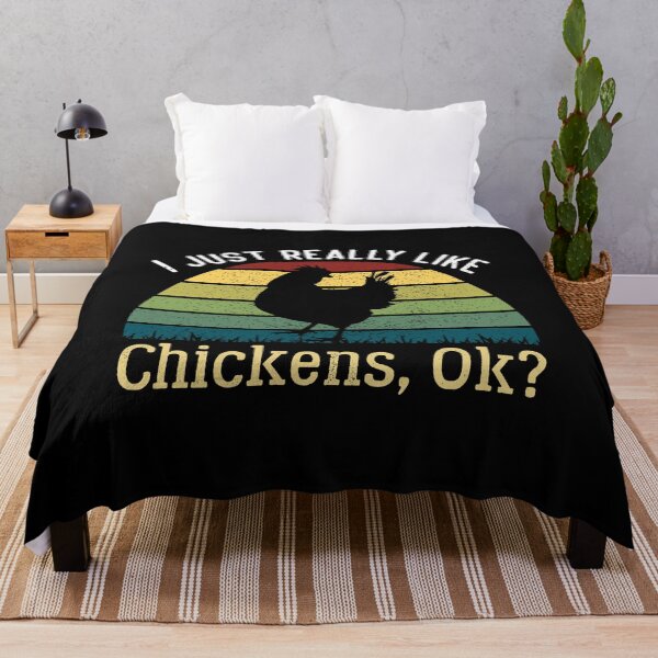 Item preview, Vintage Retro Gift, I Just Really Like Chickens Ok designed and sold by AEOPIN.
