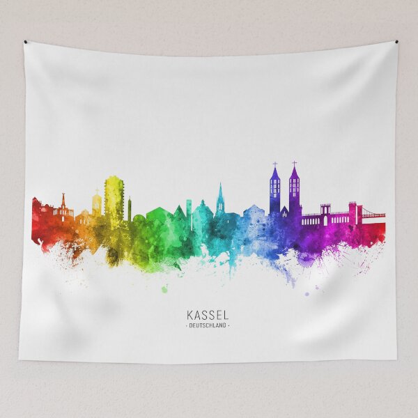 Item preview, Kassel Germany Skyline designed and sold by ArtPrints.