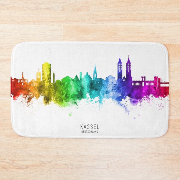 Item preview, Kassel Germany Skyline designed and sold by ArtPrints.