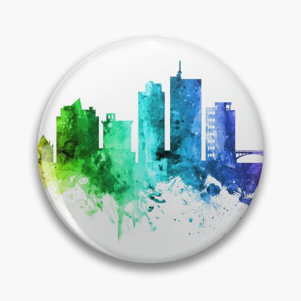 Item preview, Cedar Rapids Iowa Skyline designed and sold by ArtPrints.