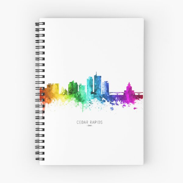 Item preview, Cedar Rapids Iowa Skyline designed and sold by ArtPrints.