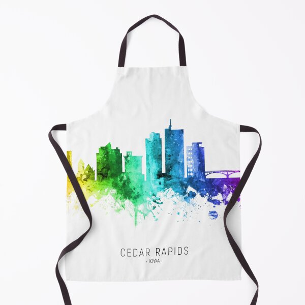 Item preview, Cedar Rapids Iowa Skyline designed and sold by ArtPrints.