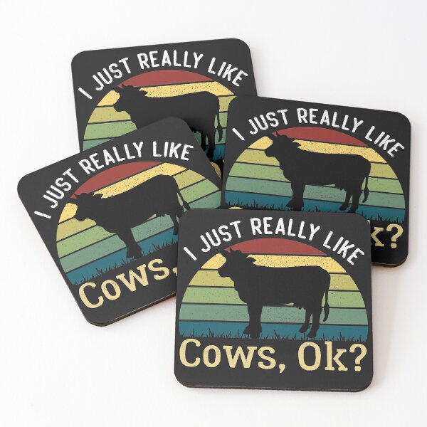 Item preview, Cow Lover Gift Farmer 'I Just Really Like Cows Ok' designed and sold by AEOPIN.