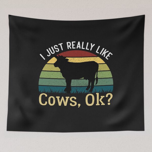 Item preview, Cow Lover Gift Farmer 'I Just Really Like Cows Ok' designed and sold by AEOPIN.