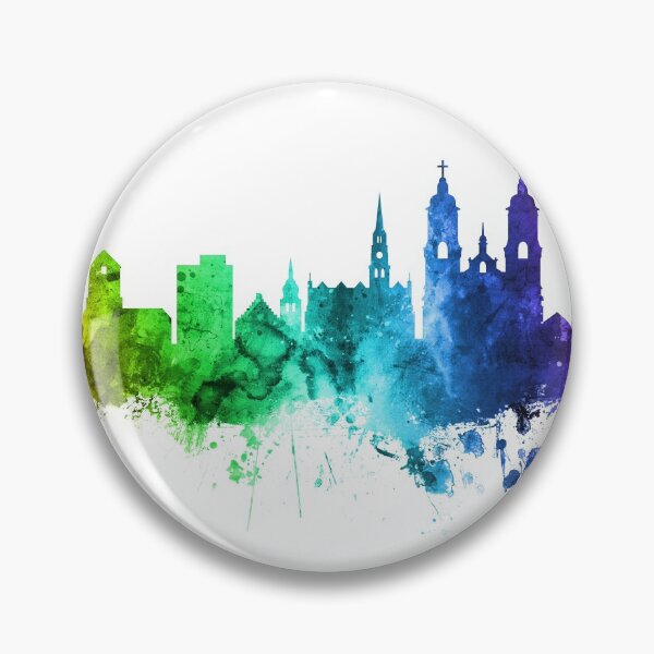 Item preview, St Gallen Switzerland Skyline designed and sold by ArtPrints.