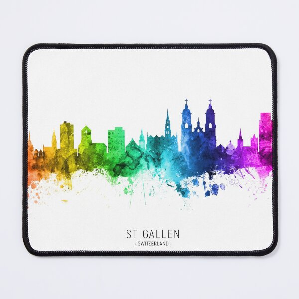 Item preview, St Gallen Switzerland Skyline designed and sold by ArtPrints.