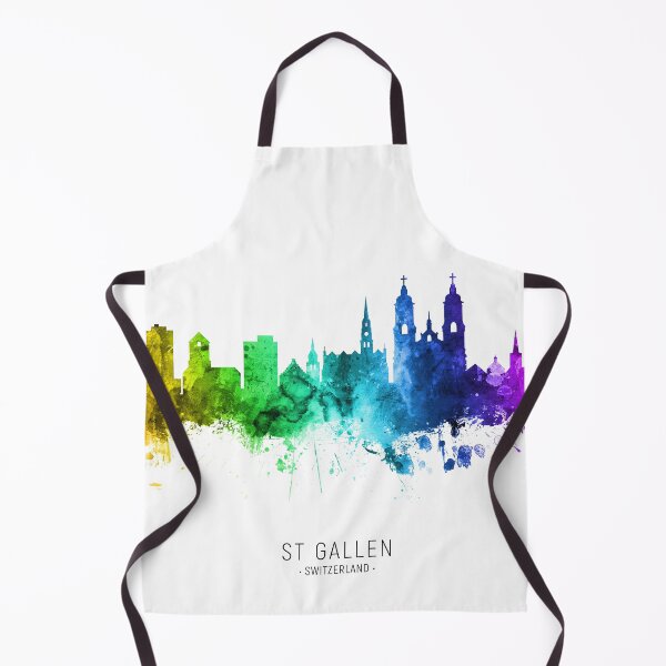 Item preview, St Gallen Switzerland Skyline designed and sold by ArtPrints.