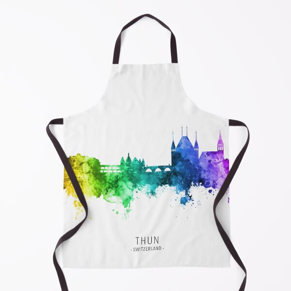 Item preview, Thun Switzerland Skyline designed and sold by ArtPrints.