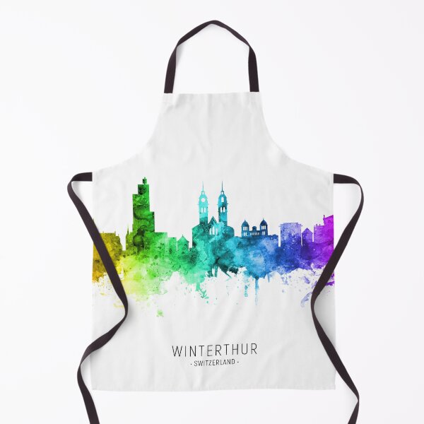 Item preview, Winterthur Switzerland Skyline designed and sold by ArtPrints.