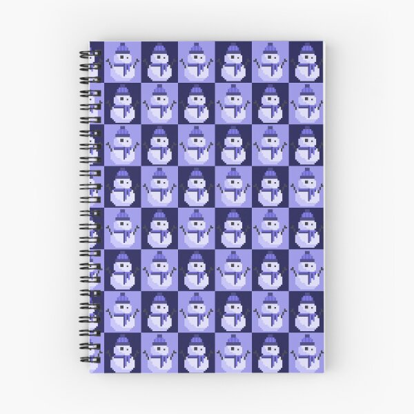 Item preview, Twee Pixel Snowmen, Snowy Blue designed and sold by rin3d .