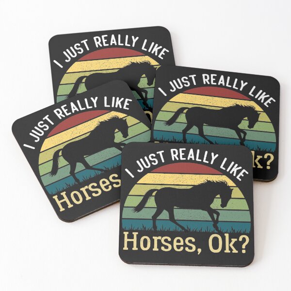 Item preview, I Just Really Like Horses Ok designed and sold by AEOPIN.