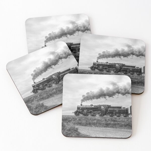Item preview, Black Prince Steam Train North Norfolk Railway Black And White designed and sold by Paul Thompson Photography.