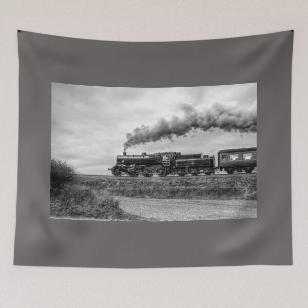 Item preview, Black Prince Steam Train North Norfolk Railway Black And White designed and sold by Paul Thompson Photography.